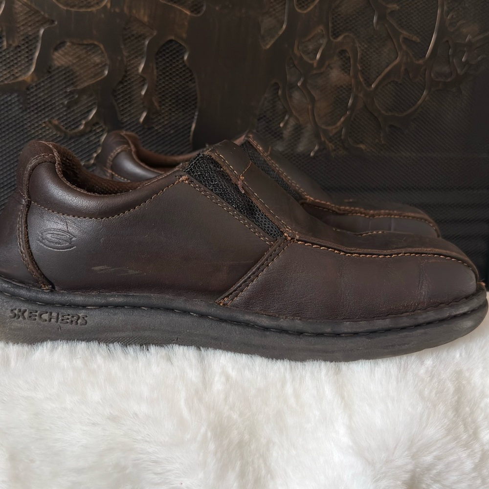 Skechers Men's Dark Brown Slip-On Loafers